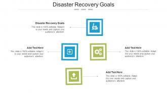 Disaster Recovery Goals Ppt Powerpoint Presentation Pictures Model Cpb