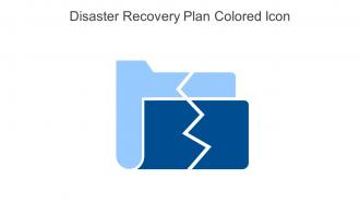 Disaster Recovery Plan Colored Icon In Powerpoint Pptx Png And Editable Eps Format