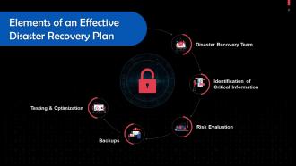 Disaster Recovery Planning A Cybersecurity Component Training Ppt Images Content Ready