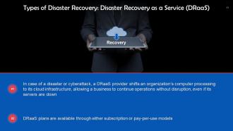 Disaster Recovery Planning A Cybersecurity Component Training Ppt Customizable Content Ready