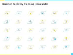 Disaster recovery planning icons slides planning ppt powerpoint presentation file graphics