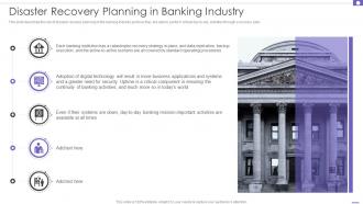 Disaster Recovery Planning In Banking Industry DRP Ppt Powerpoint Presentation File Infographics