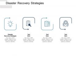 Disaster recovery strategies ppt powerpoint presentation graphics cpb