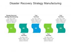 Disaster recovery strategy manufacturing ppt powerpoint presentation gallery show cpb