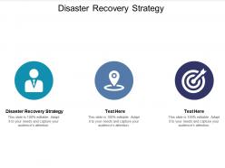 Disaster recovery strategy ppt powerpoint presentation pictures influencers cpb