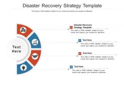 Disaster recovery strategy template ppt powerpoint presentation layouts brochure cpb