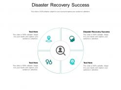 Disaster recovery success ppt powerpoint presentation ideas grid cpb
