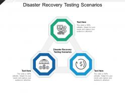 Disaster recovery testing scenarios ppt powerpoint presentation ideas graphics cpb