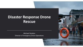 Disaster Response Drone Rescue PPT Graphics VA