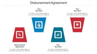 Disbursement Agreement Ppt Powerpoint Presentation File Icon Cpb