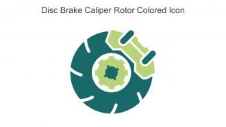 Disc Brake Caliper Rotor Colored Icon In Powerpoint Pptx Png And Editable Eps Format