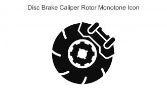 Disc Brake Caliper Rotor Monotone Icon In Powerpoint Pptx Png And Editable Eps Format