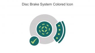 Disc Brake System Colored Icon In Powerpoint Pptx Png And Editable Eps Format