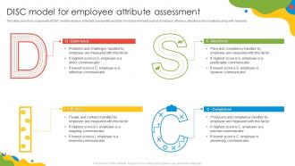 DISC Model For Employee Attribute Assessment