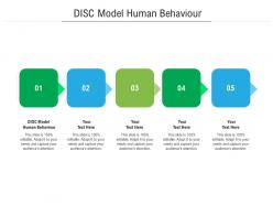Disc model human behaviour ppt powerpoint presentation model format ideas cpb
