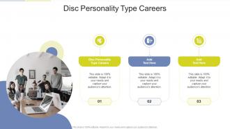 Disc Personality Type Careers In Powerpoint And Google Slides Cpb