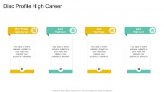 Disc Profile High Career In Powerpoint And Google Slides Cpb