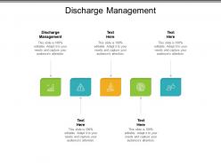Discharge management ppt powerpoint presentation summary good cpb