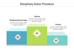 Disciplinary action procedure ppt powerpoint presentation portfolio elements cpb