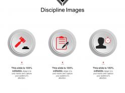 Discipline images powerpoint layout