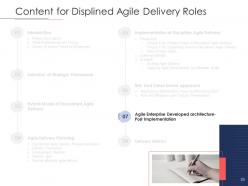 Disciplined agile delivery roles powerpoint presentation slides