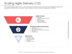 Disciplined agile delivery roles scaling agile delivery appropriate ppt powerpoint visual aids