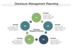 Disclosure Management Reporting Ppt Powerpoint Presentation Gallery Template