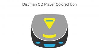 Discman CD Player Colored Icon In Powerpoint Pptx Png And Editable Eps Format