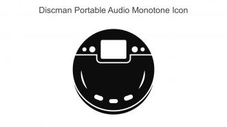 Discman Portable Audio Monotone Icon In Powerpoint Pptx Png And Editable Eps Format