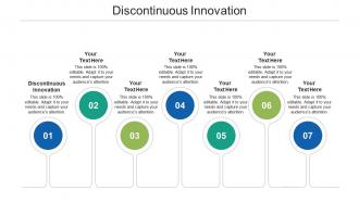 Discontinuous innovation ppt powerpoint presentation styles deck cpb