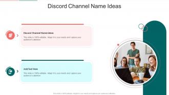 Discord Channel Name Ideas In Powerpoint And Google Slides Cpb