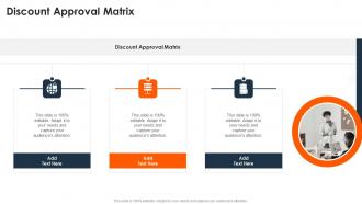 Discount Approval Matrix In Powerpoint And Google Slides Cpb