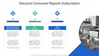 Discount Consumer Reports Subscription In Powerpoint And Google Slides Cpb