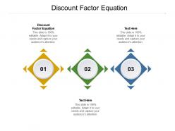 Discount factor equation ppt powerpoint presentation icon graphics download cpb