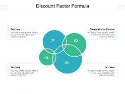 Discount factor formula ppt powerpoint presentation professional portrait cpb