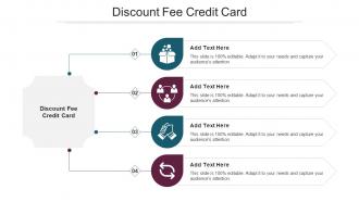 Discount Fee Credit Card Ppt Powerpoint Presentation Outline Graphics Example Cpb