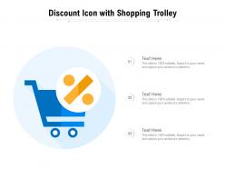 Discount Icon With Shopping Trolley