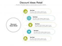 Discount ideas retail ppt powerpoint presentation outline graphics cpb
