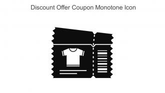 Discount Offer Coupon Monotone Icon In Powerpoint Pptx Png And Editable Eps Format