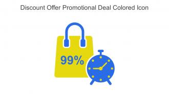 Discount Offer Promotional Deal Colored Icon In Powerpoint Pptx Png And Editable Eps Format