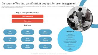 Discount Offers And Gamification Popups For User Promotion Campaign To Boost Business MKT SS V