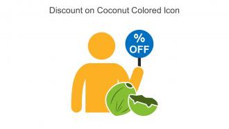 Discount On Coconut Colored Icon In Powerpoint Pptx Png And Editable Eps Format