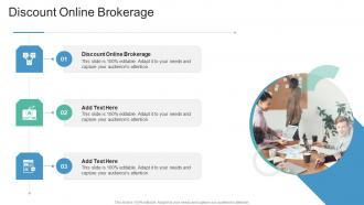 Discount Online Brokerage In Powerpoint And Google Slides Cpb