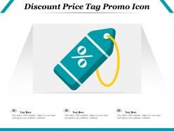 Discount price tag promo icon