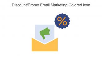 Discount Promo Email Marketing Colored Icon In Powerpoint Pptx Png And Editable Eps Format
