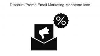Discount Promo Email Marketing Monotone Icon In Powerpoint Pptx Png And Editable Eps Format