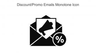 Discount Promo Emails Monotone Icon In Powerpoint Pptx Png And Editable Eps Format
