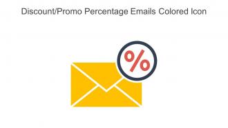 Discount Promo Percentage Emails Colored Icon In Powerpoint Pptx Png And Editable Eps Format