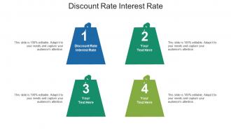 Discount rate interest rate ppt powerpoint presentation summary model cpb