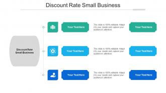 Discount Rate Small Business Ppt Powerpoint Presentation Icon Smartart Cpb